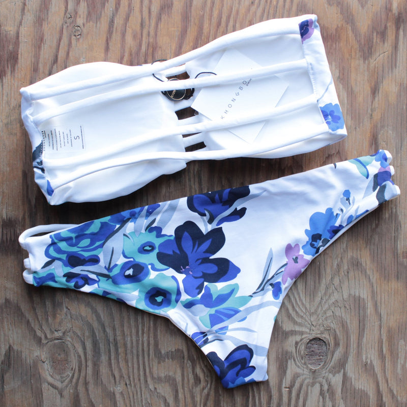 khongboon swimwear - alicante reversible full-cut two piece handmade bikini - shophearts - 2