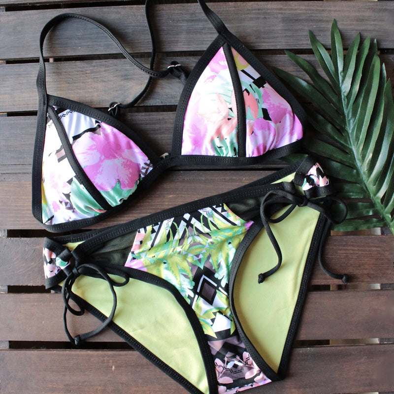 bikini lab - mix & match it takes hue triangle bikini top (top only) - shophearts - 1