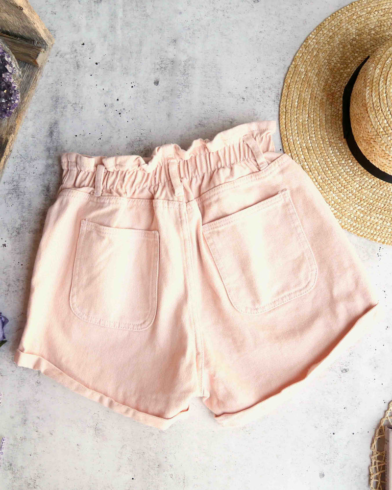 Reverse - Pink Denim Shorts