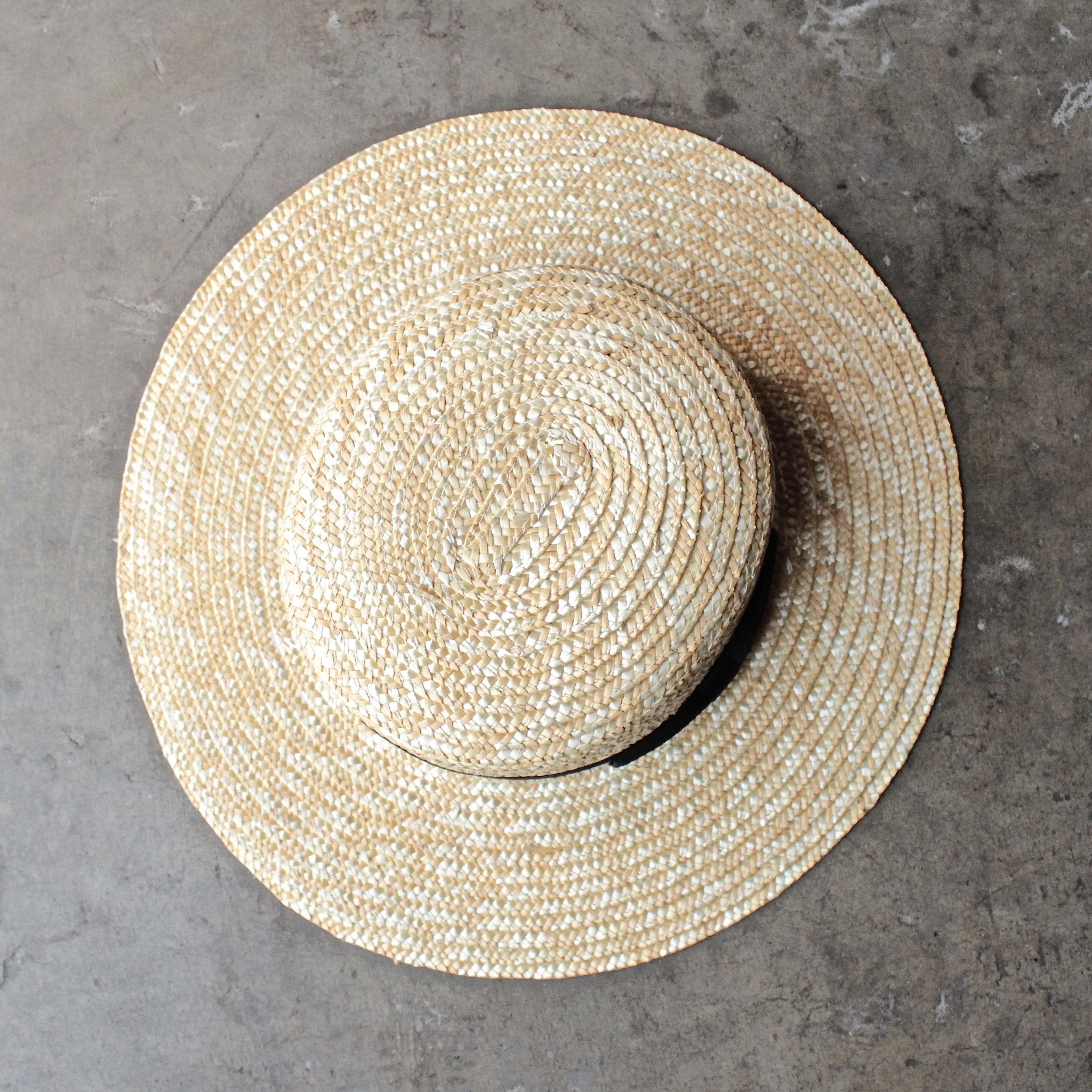 Lack of Color The Spencer Boater Hat in Natural Straw 