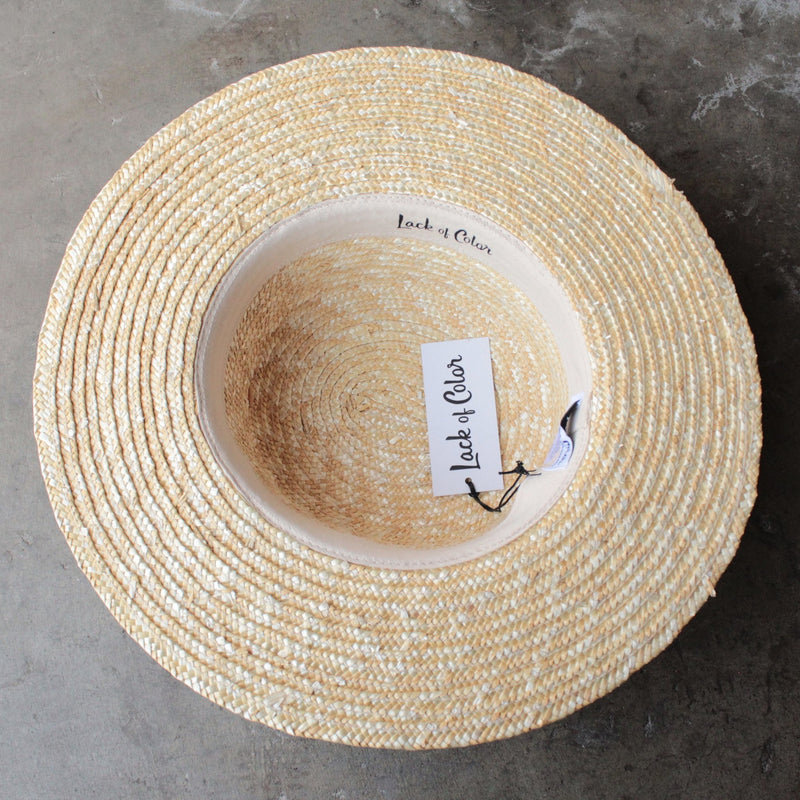 Lack of Color - The Spencer Straw Boater Hat