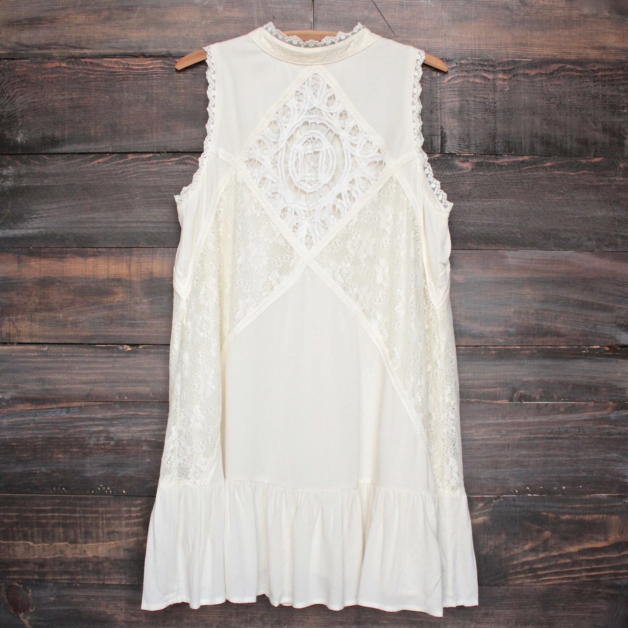 free people one angel lace dress Final Sale Short Sleeve Lace Fit-and-Flare Lovely lacey dress featuring WHS23-accessories 0-6 months:4 years