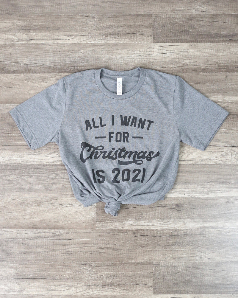 Distracted - All I Want For Christmas is 2021 in Grey