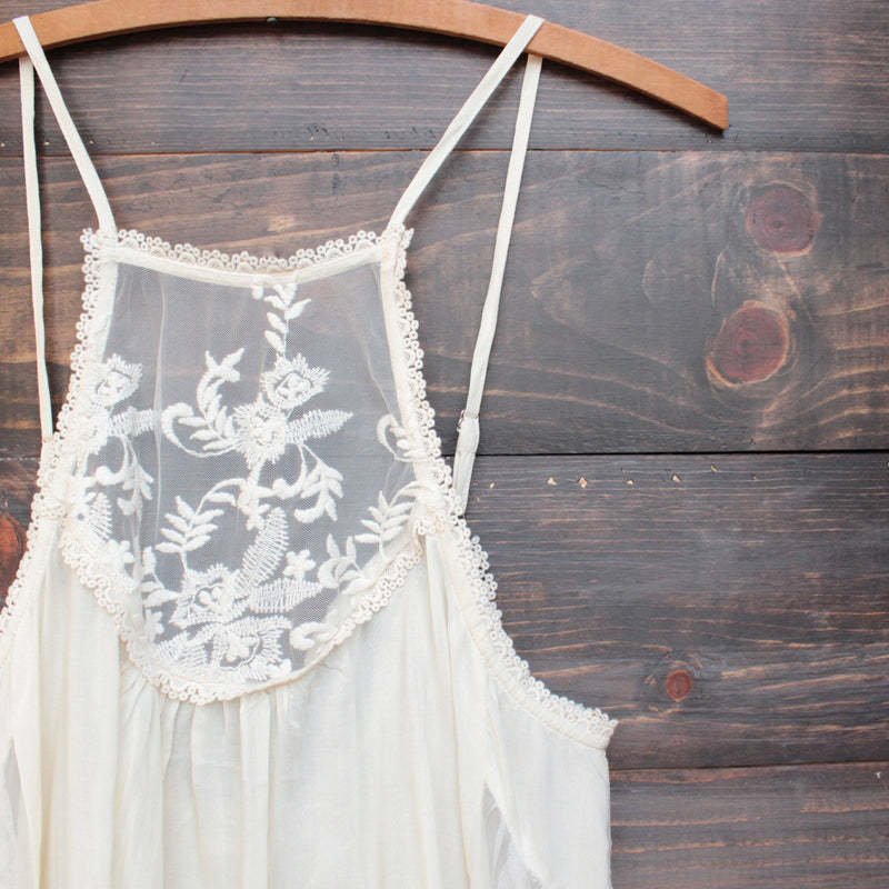 los cabos lace tank in natural - shophearts - 3