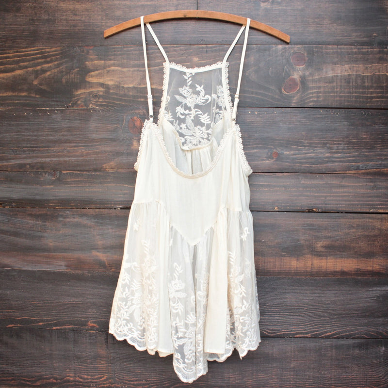 los cabos lace tank in natural - shophearts - 2