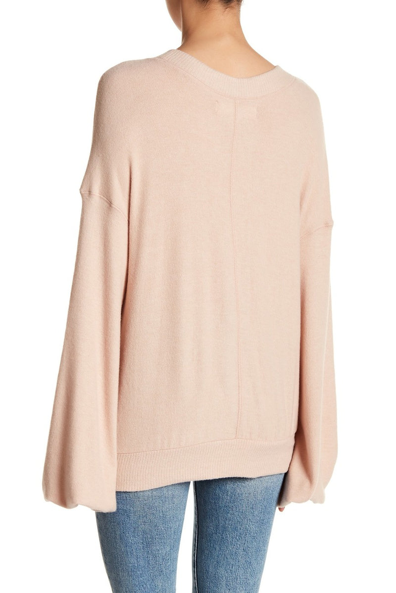 Free People - TGIF Pullover Sweater in Almond
