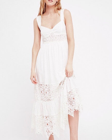 Free People - Caught Your Eye Gauzy Maxi Dress in White Shop Hearts Free People - Caught Your Eye Gauzy Maxi Dress in White Shop Hearts