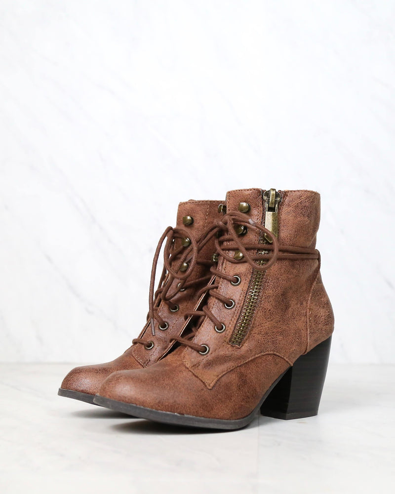 High Road Suede Heel Ankle Boots in More Colors