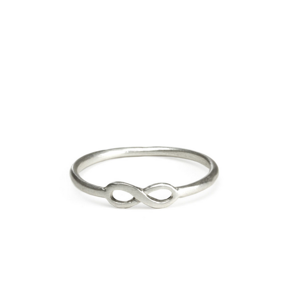 dogeared - infinite love infinity ring - gold or silver - shophearts - 1
