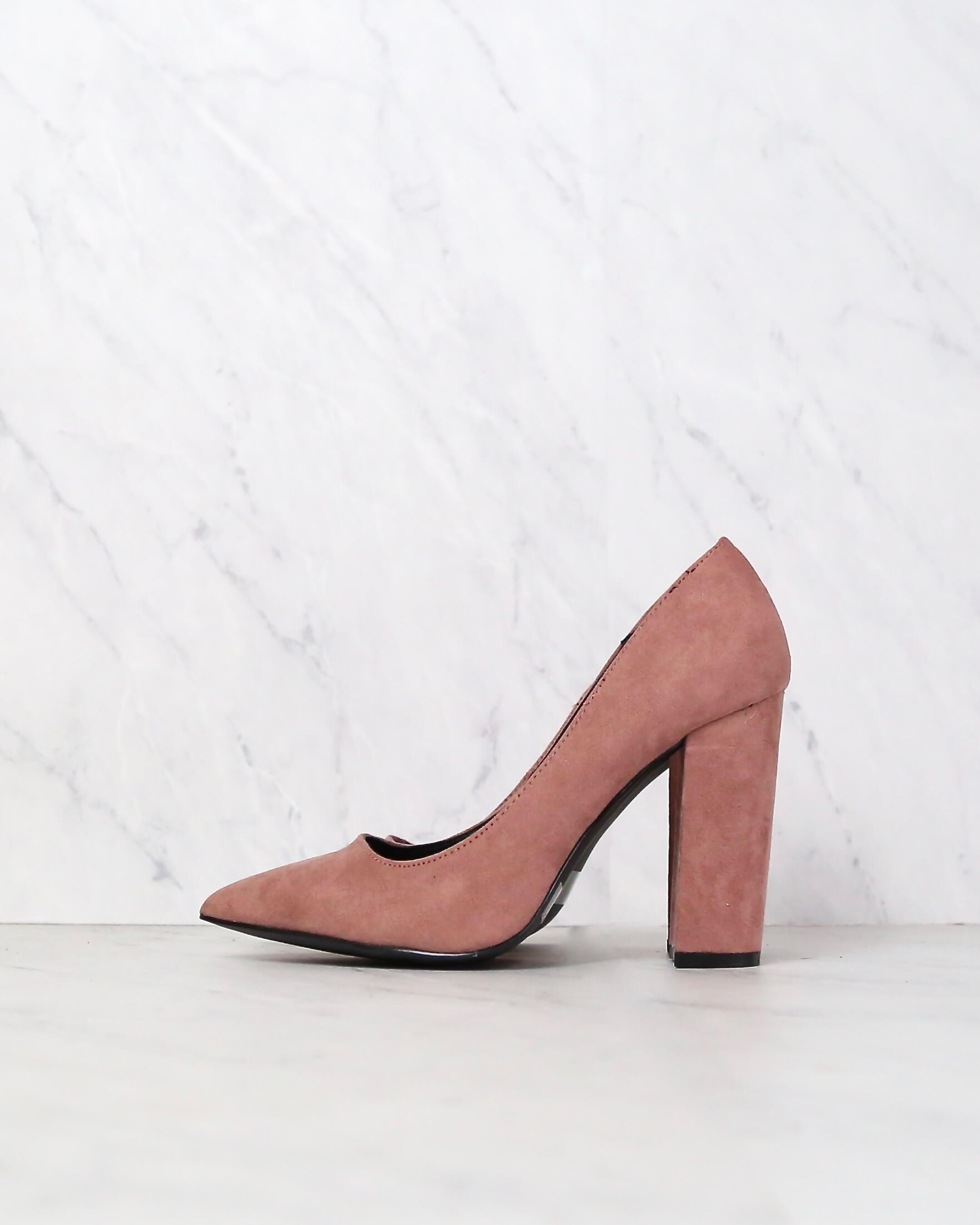 Mauve closed toe heels hot sale