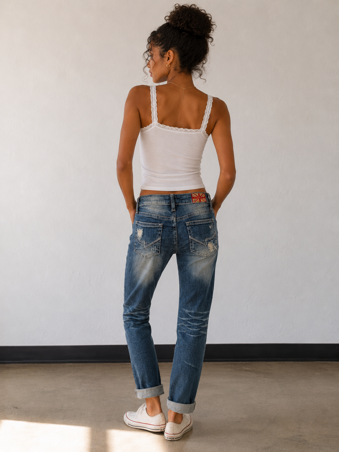 7th Street Distressed Skinny Denim Jeans