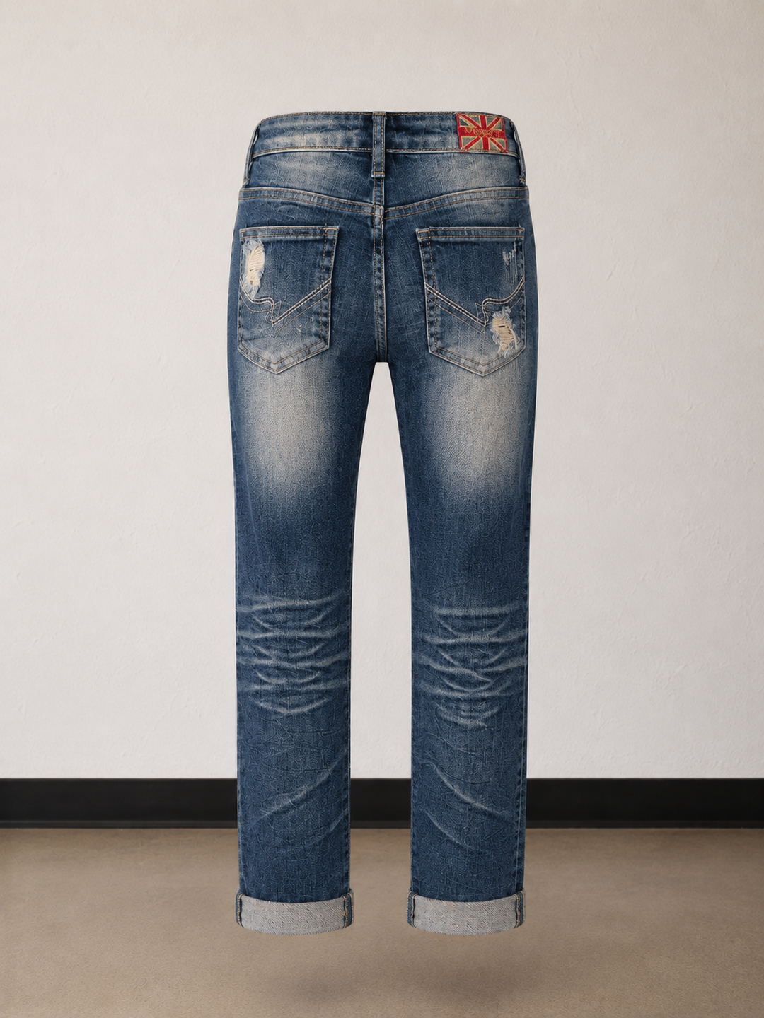 7th Street Distressed Skinny Denim Jeans