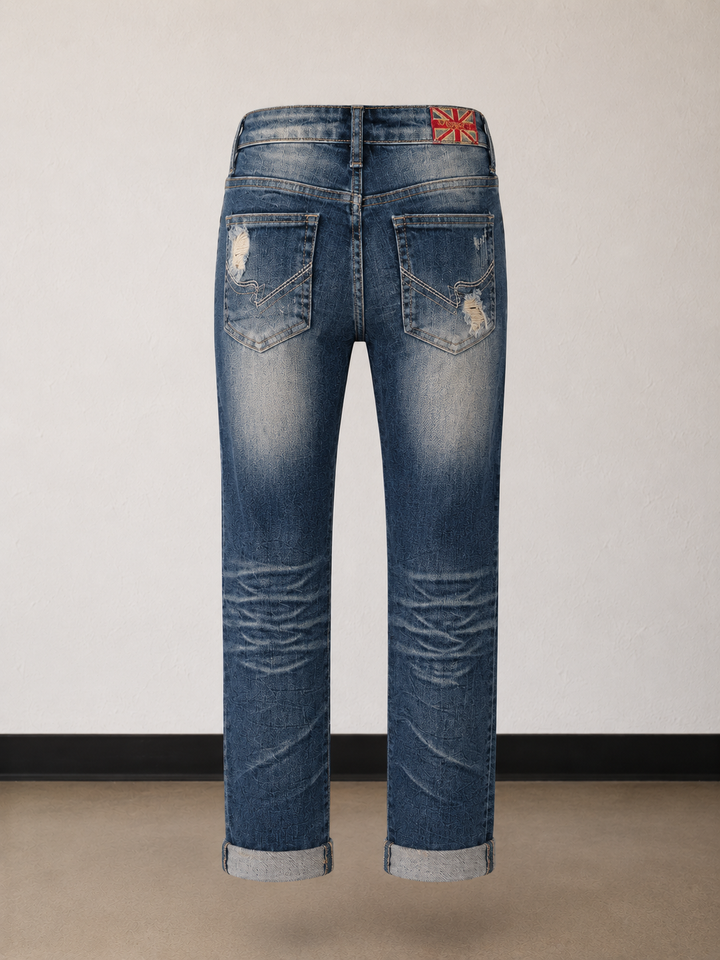 7th Street Distressed Skinny Denim Jeans