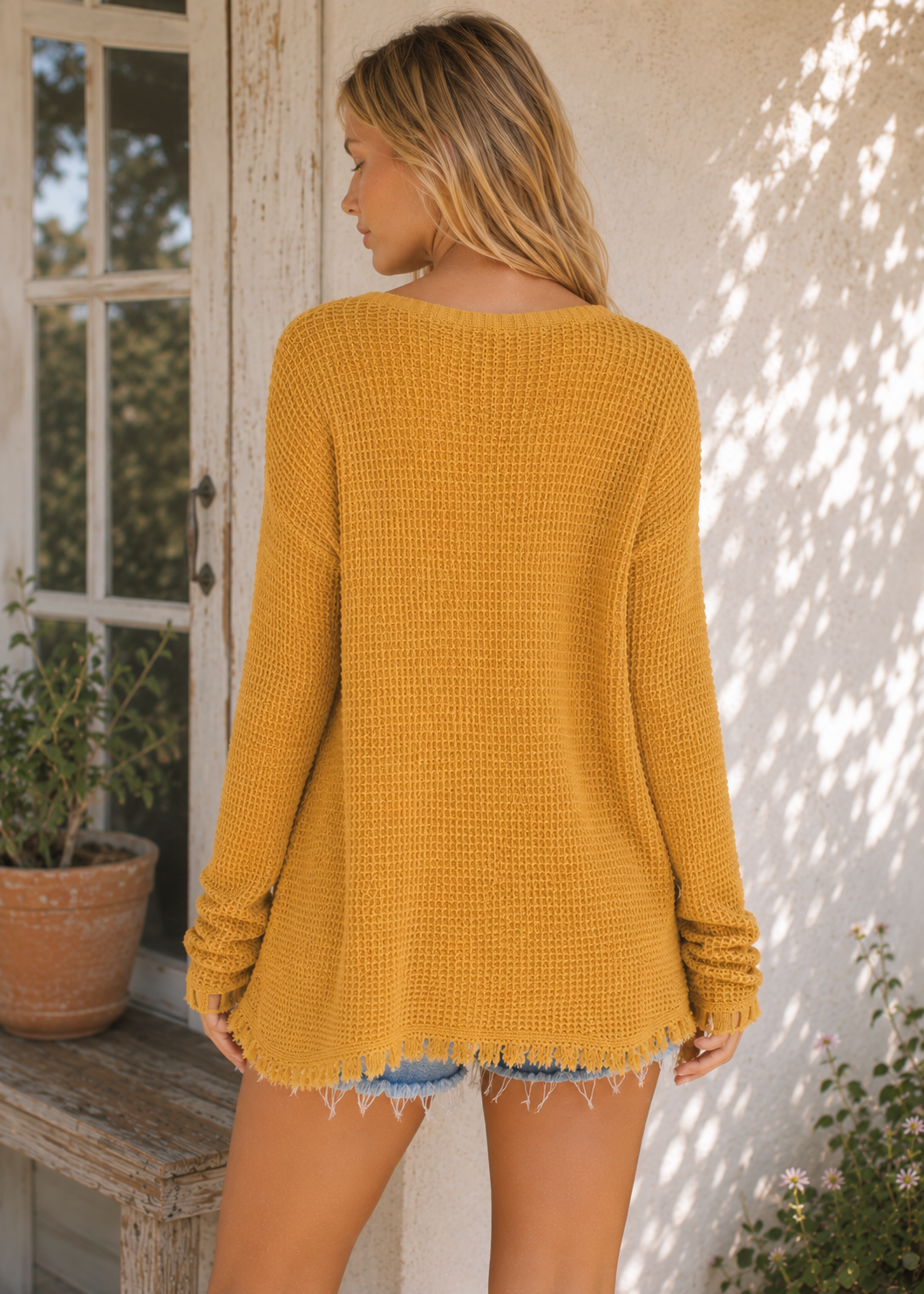 Autumn Breeze Oversized Thermal Knit Sweater in More Colors