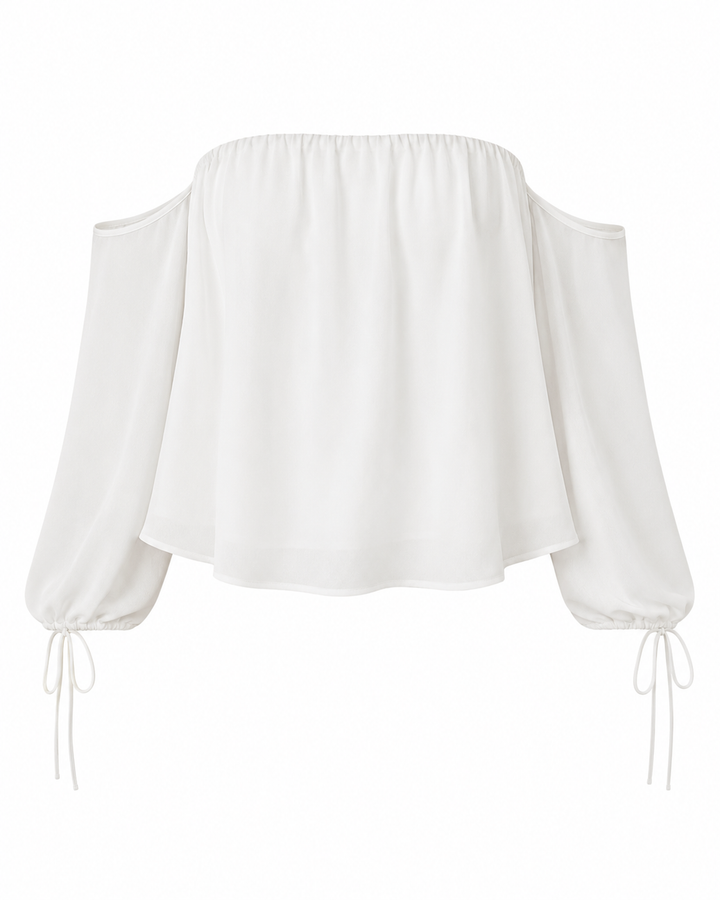Cotton Candy LA - Tula Off the Shoulder Top in Ivory