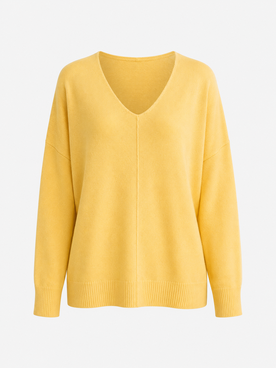 Dreamers - Front Seam V-Neck Sweater in More Colors