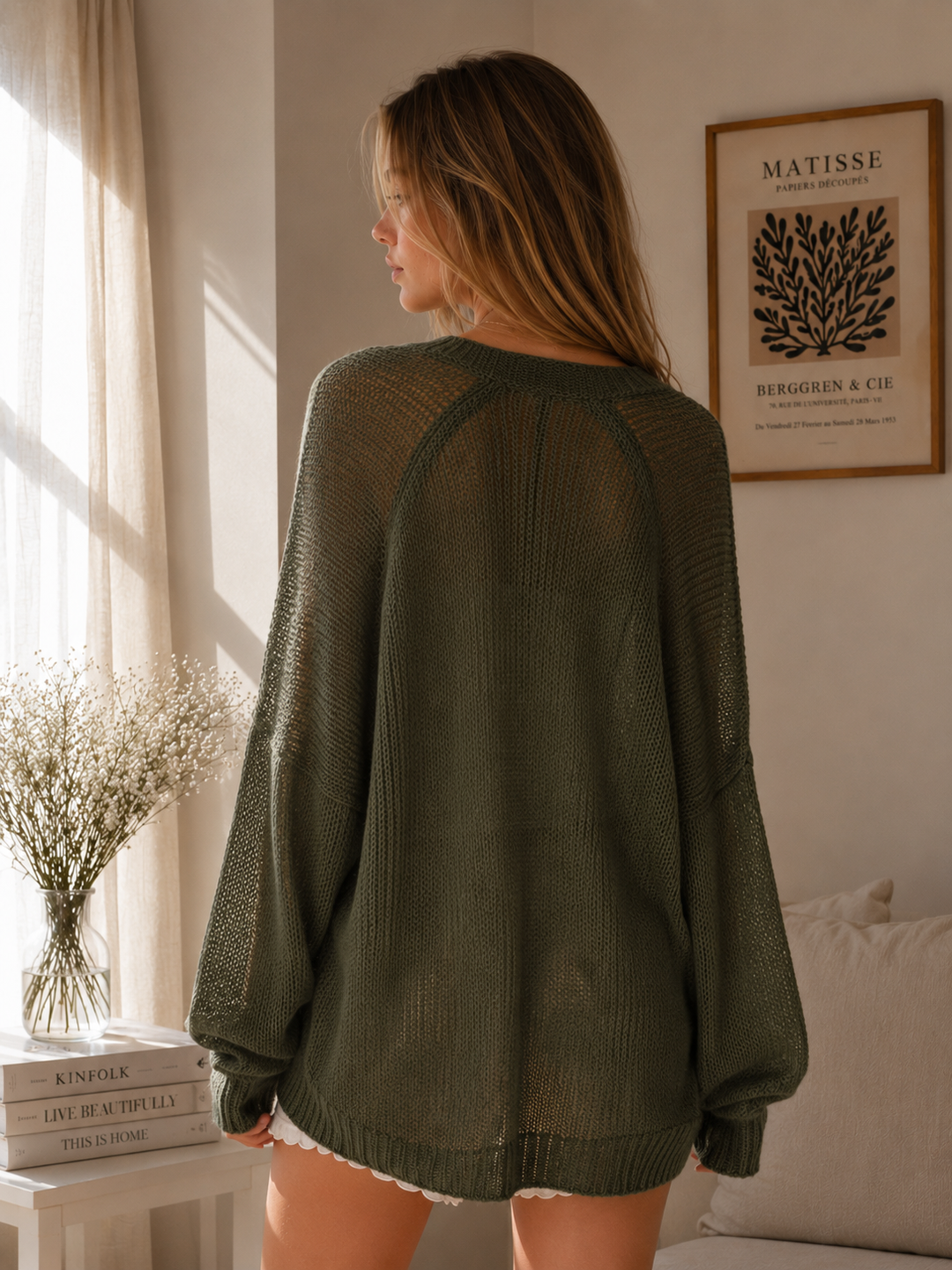 Dreamers - In the Office Ribbed Open Front Knit Cardigan in More Colors