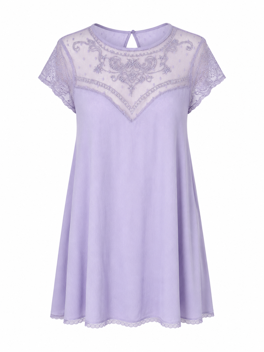 Embellished Trapeze Dress - More Colors