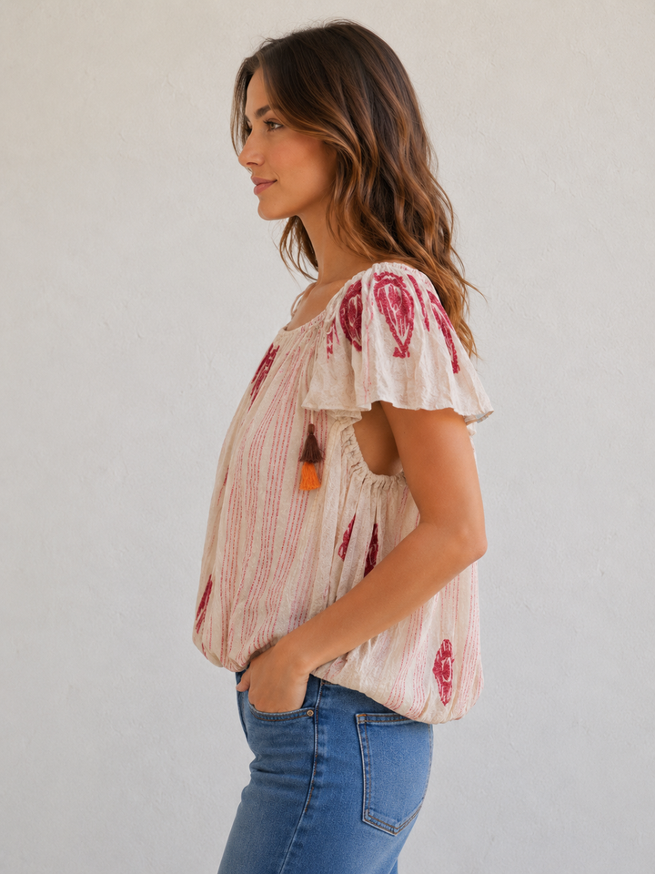 Free People - Pukka Tee in Sand
