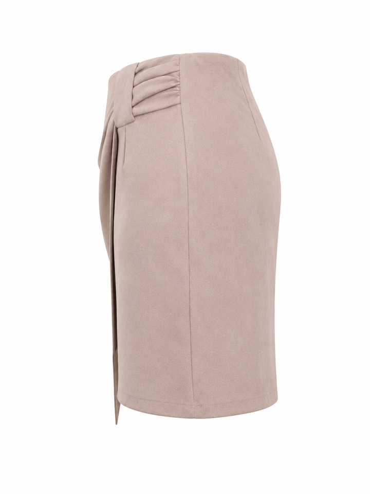 Knot That Way Vegan Suede Skirt in More Colors