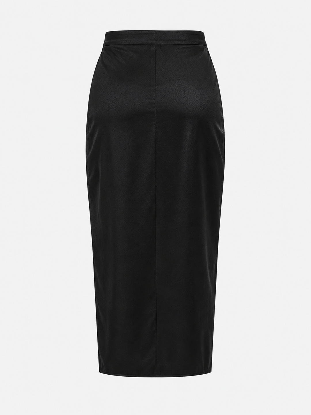 MINKPINK - Last Song Drawstring Satin Midi Skirt in Black