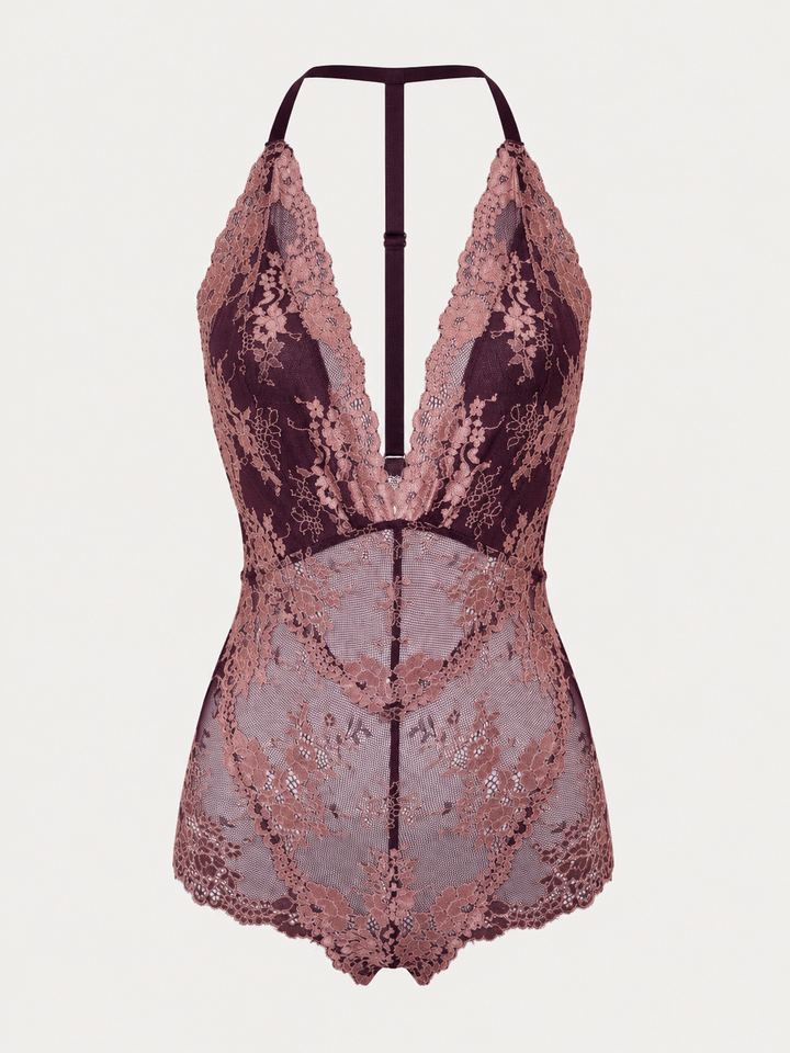 Sheer Floral Lace Bodysuit