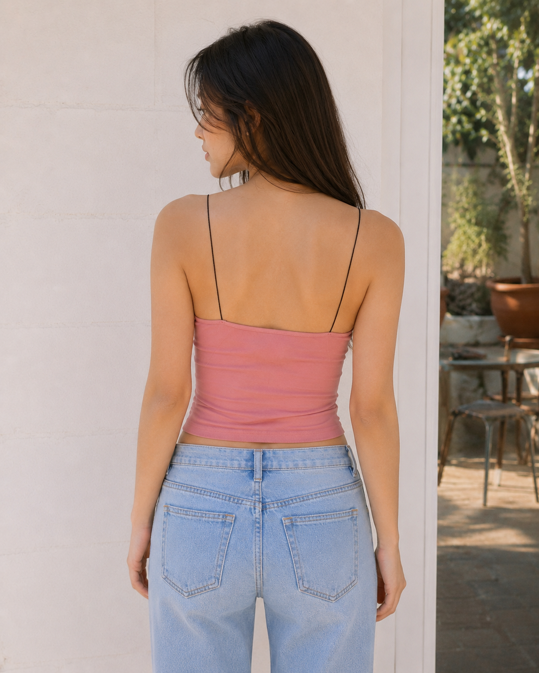 Sidney Skinny Strap Cropped Cami in More Colors