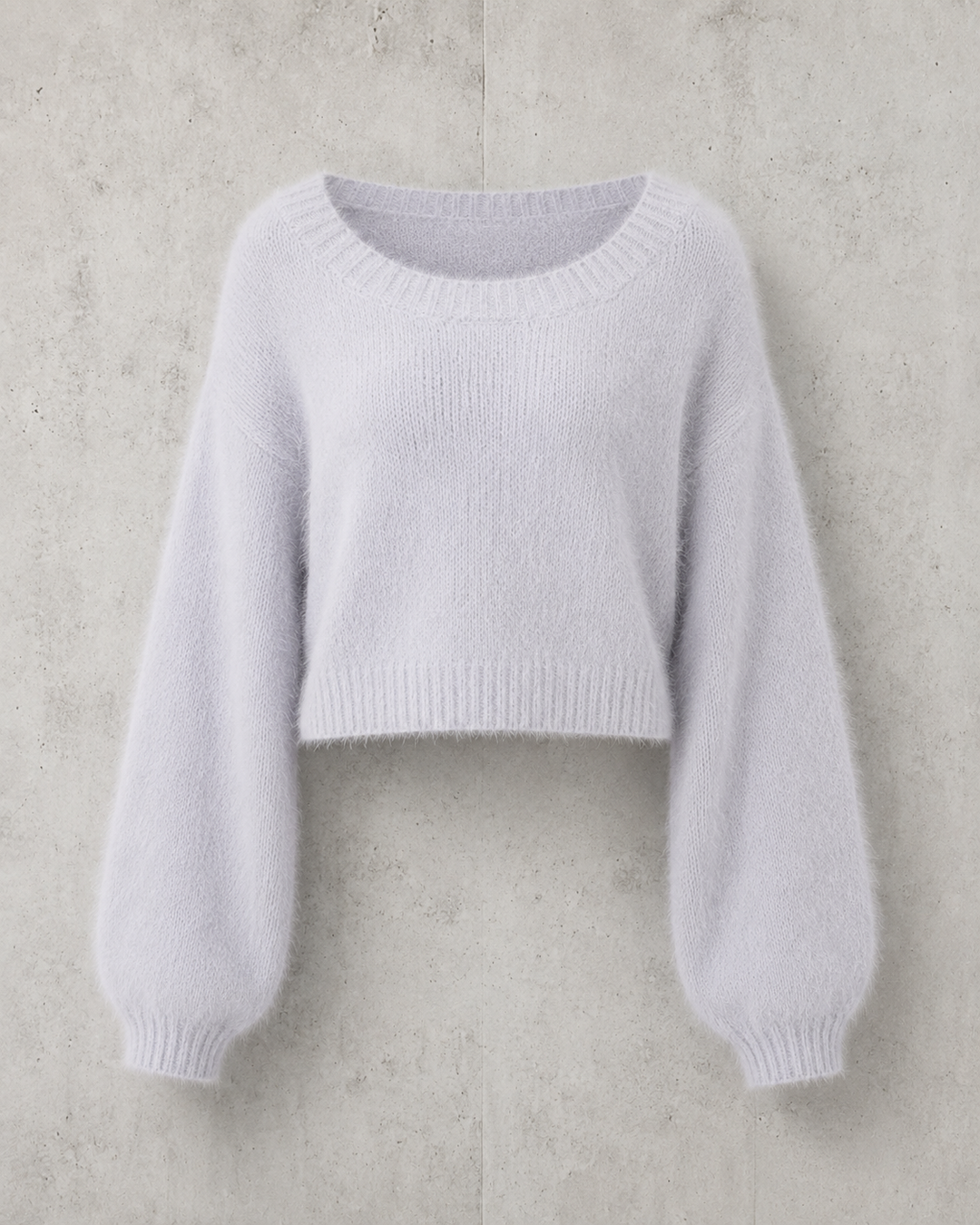 Final Sale - Somedays Lovin - Clover Fields Knitted Fuzzy Jumper/Sweater in Grey