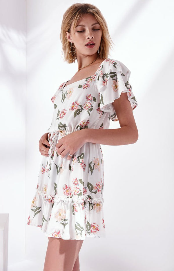 Final Sale - MINKPINK - Women's Daydreamer Floral Mini Dress