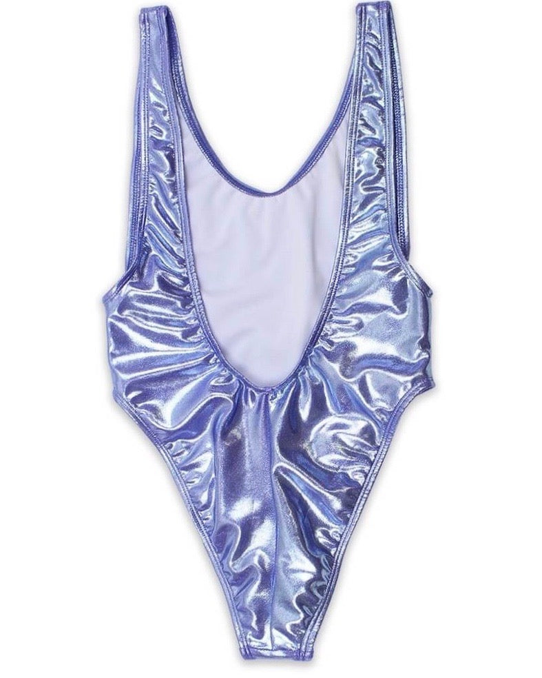 Final Sale - Dippin' Daisy's - Cleavage High Cut One Piece - Lilac Paradise