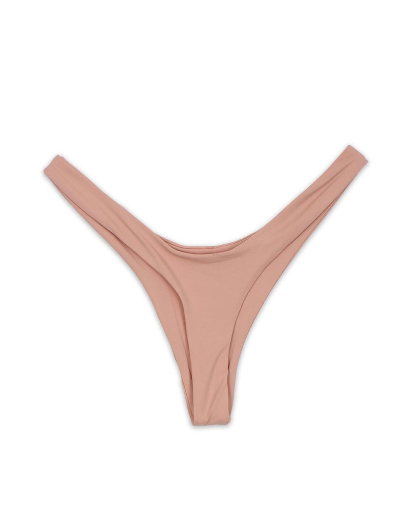 Kim Seamless Thong Bikini Bottom in Cameo Pink