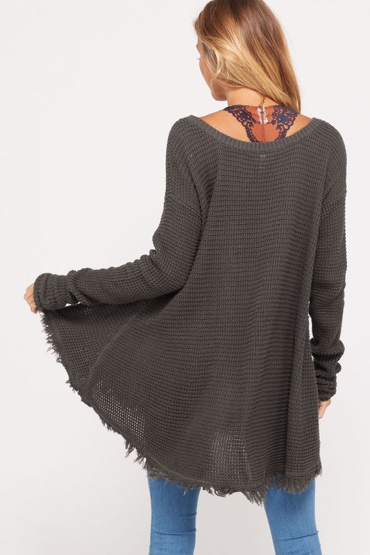 Oversized Thermal Sweater in More Colors