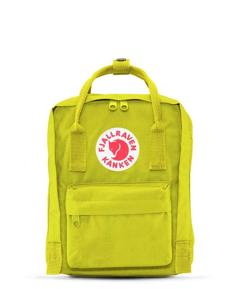 kanken mini backpack yellow Fjallraven