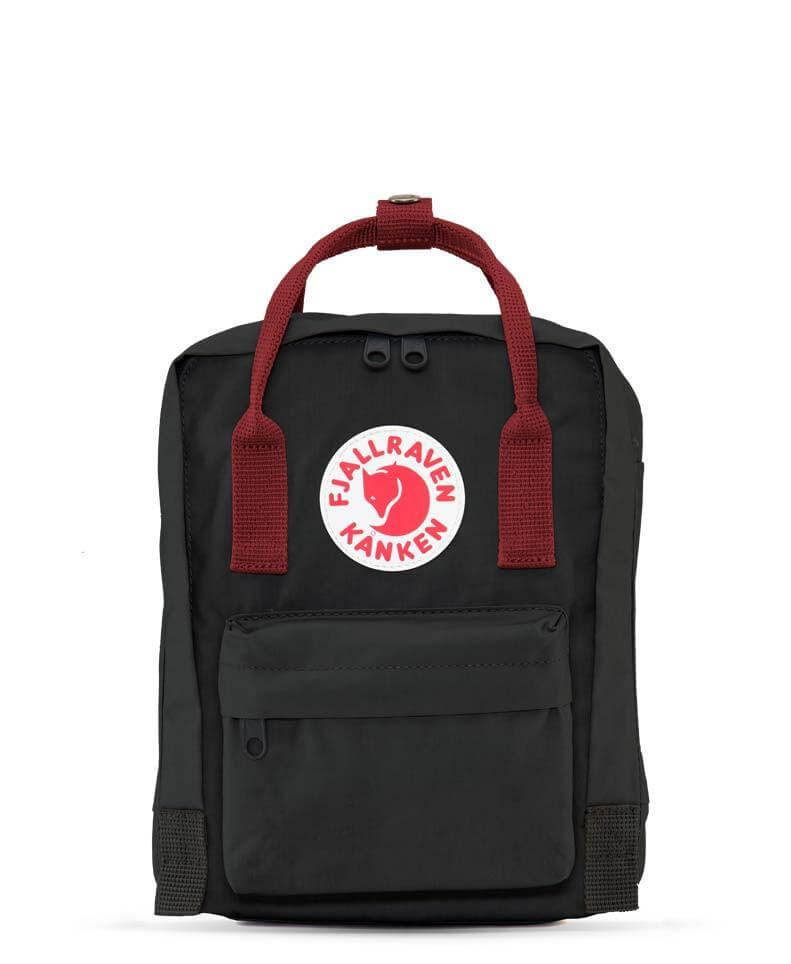 black mini kanken backpack Fjallraven Kanken has many simple Fjallraven Kanken Backpack (Black)
