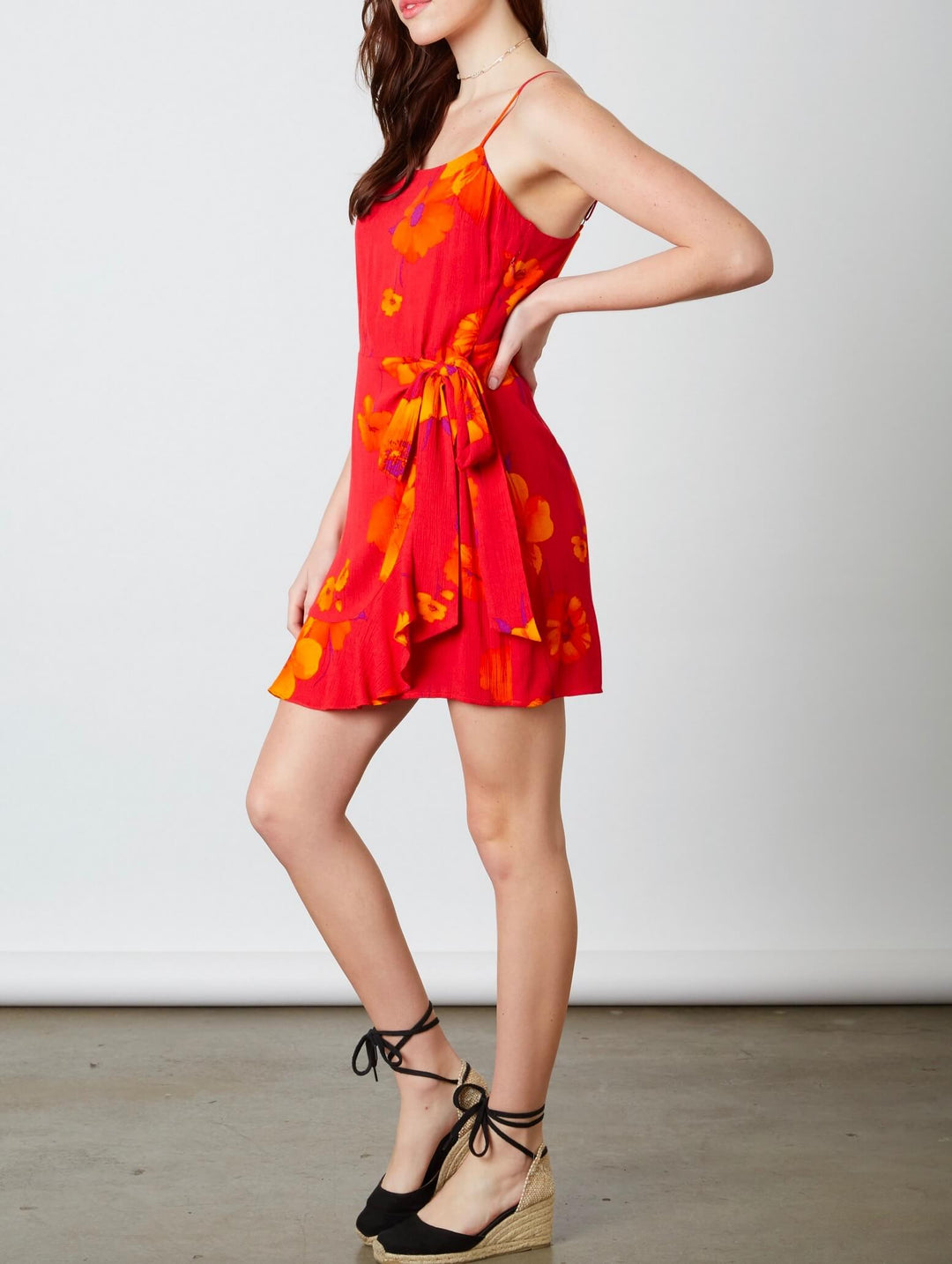 cotton candy la red dress Open Back Bodycon Dress