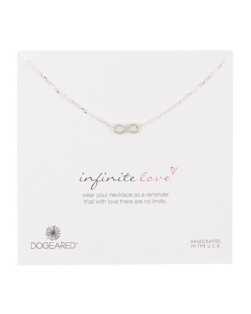 Dogeared - Infinite Love Dainty Necklace, Sterling Silver