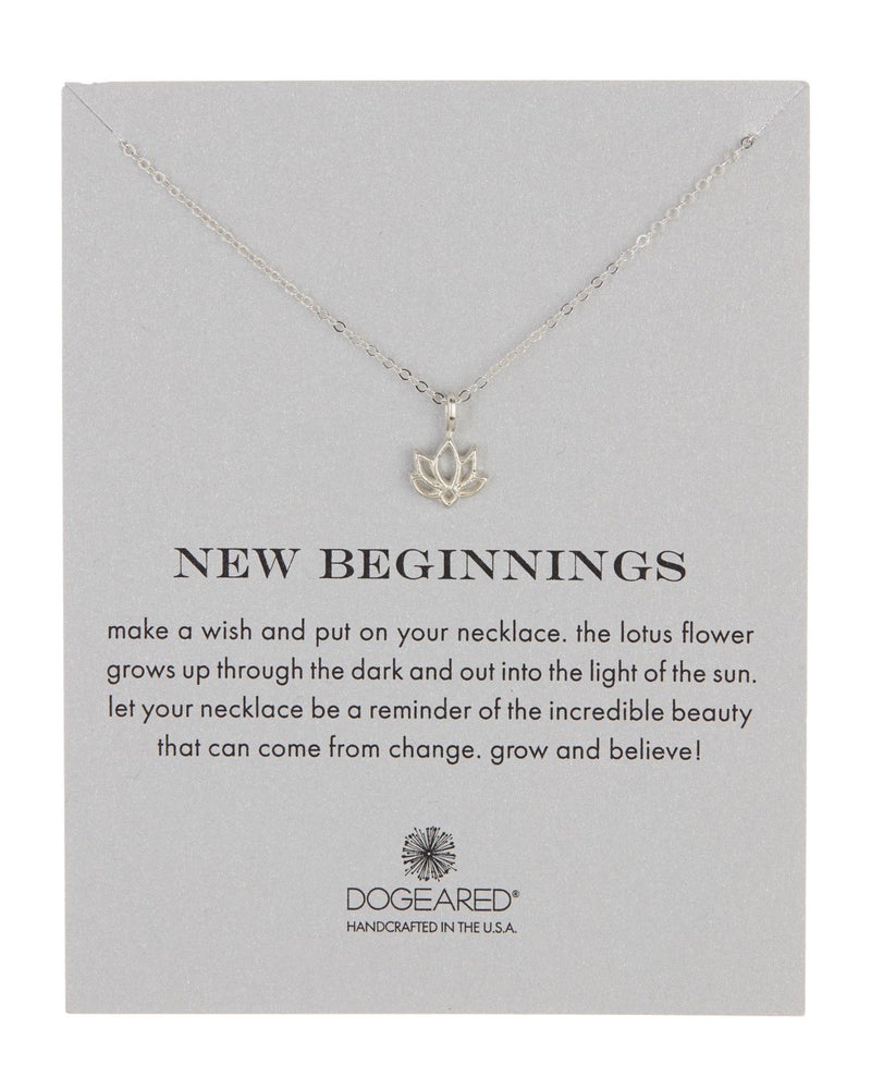 Dogeared - Reminder New Beginnings Necklace in Sterling Silver