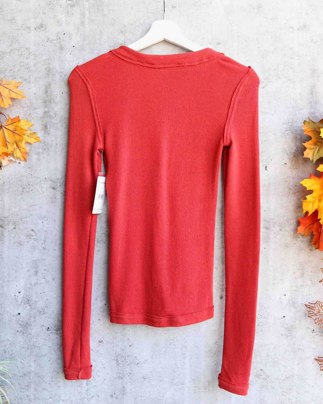 Free People - Call Me Cardi Fitted Button Down Cardigan Top - Red