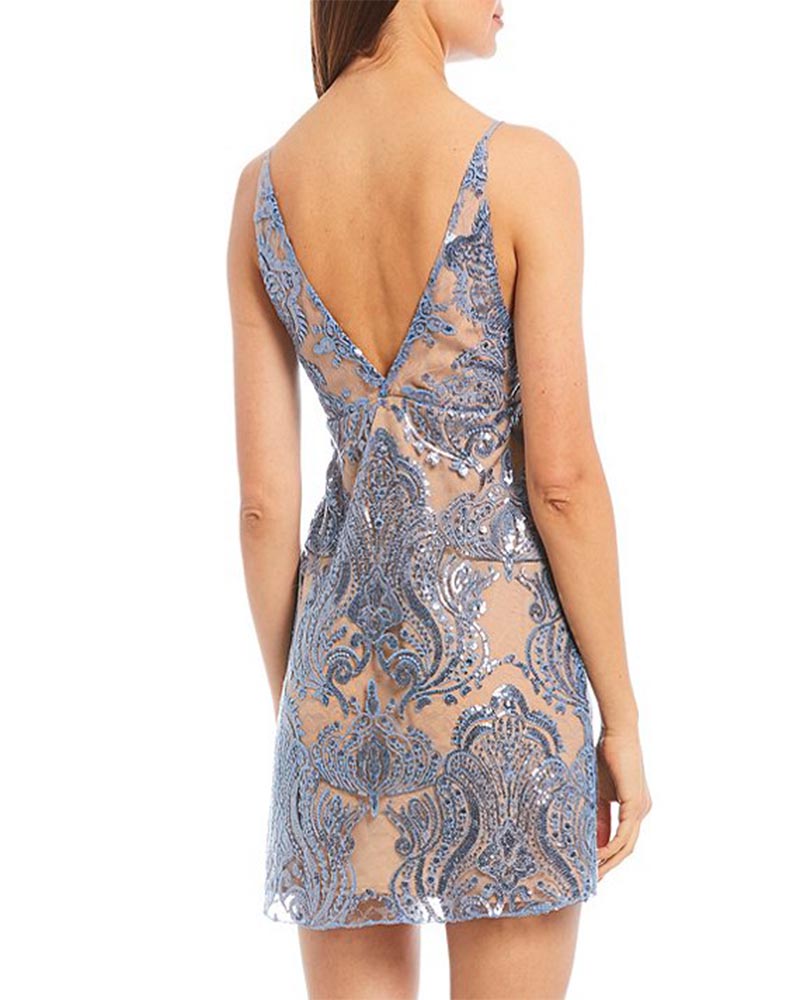 Free People - Night Shimmer Mini Dress - More Colors