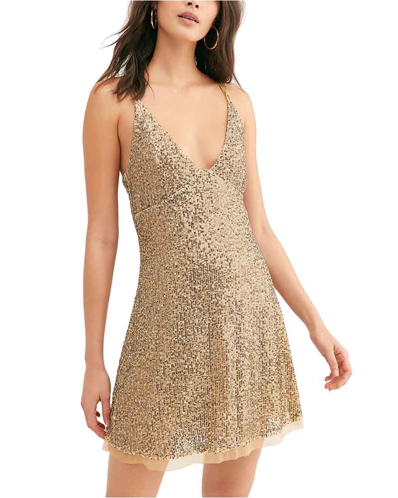 Free People - Gold Rush Mini Dress in More Colors