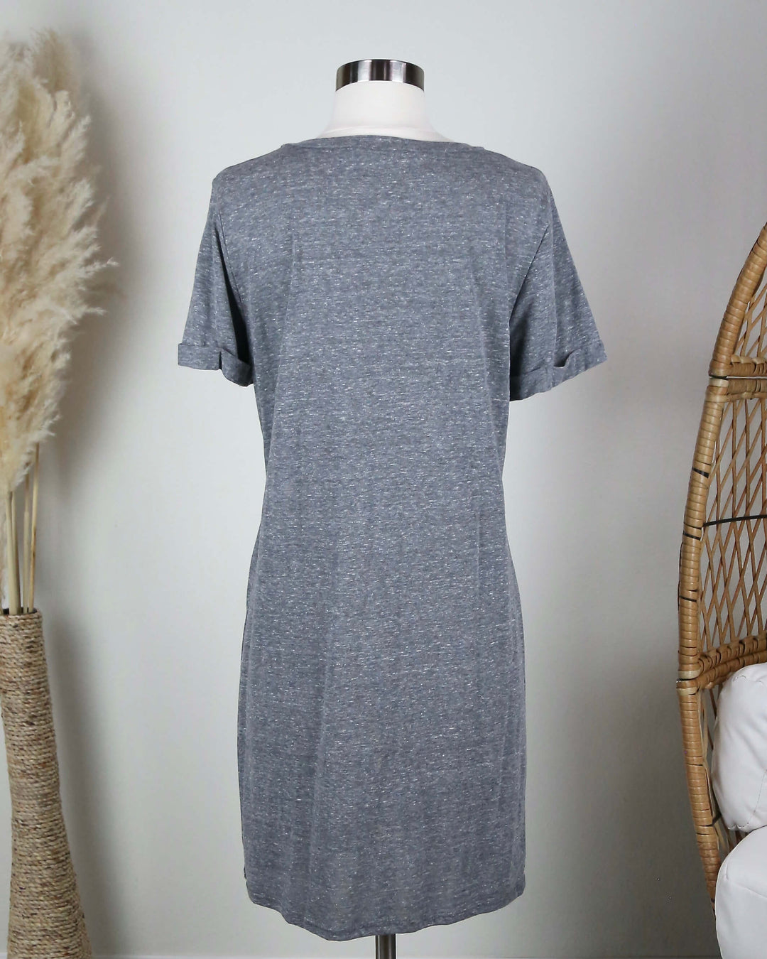 honey punch knot front t shirt dress Honey Punch Knot-Front T-Shirt Dress