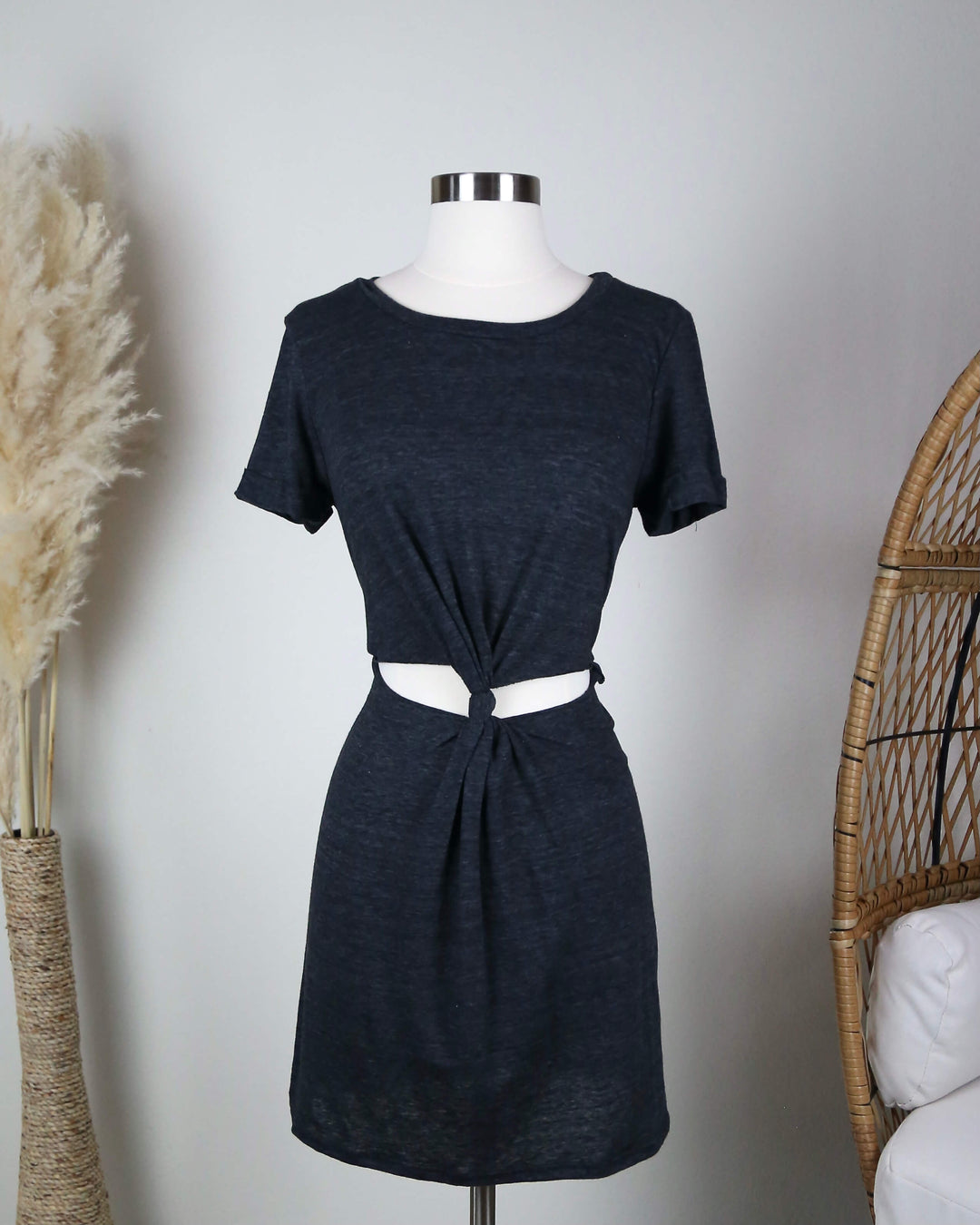 honey punch knot front t shirt dress Honey Punch