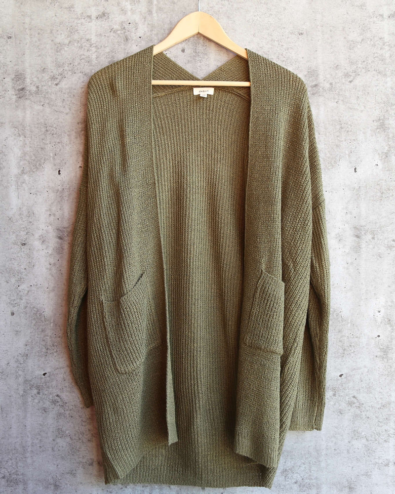 Dreamers - Lightweight Open Front Cardigan in More Colors