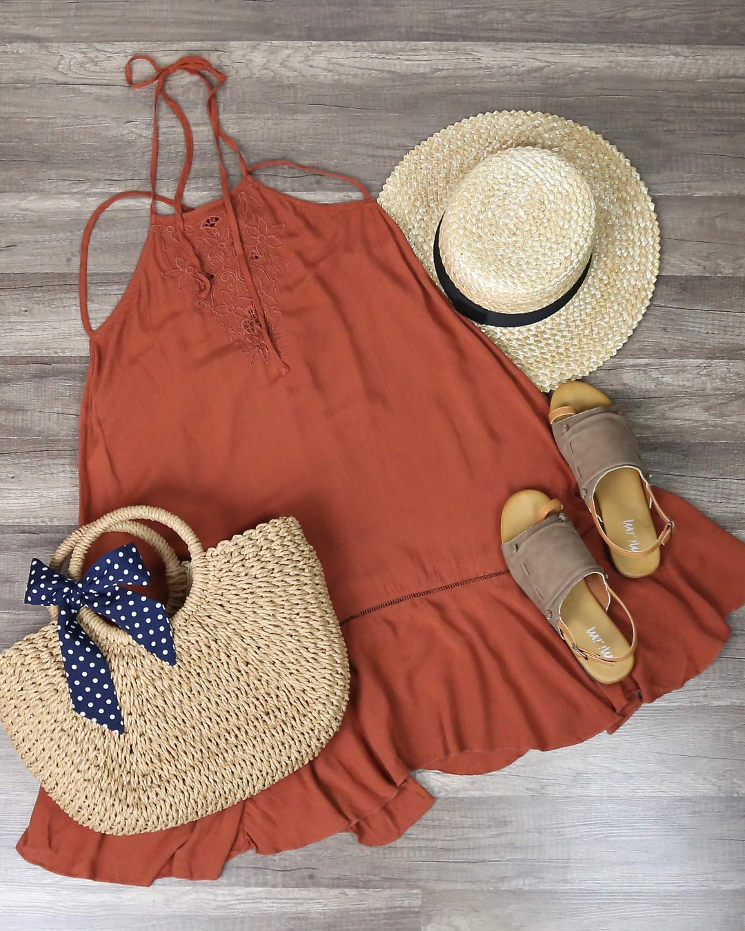 free people heat wave embroidered open back midi tunic dress terracotta Shop Hearts free people heat wave embroidered open back midi tunic dress terracotta Shop Hearts
