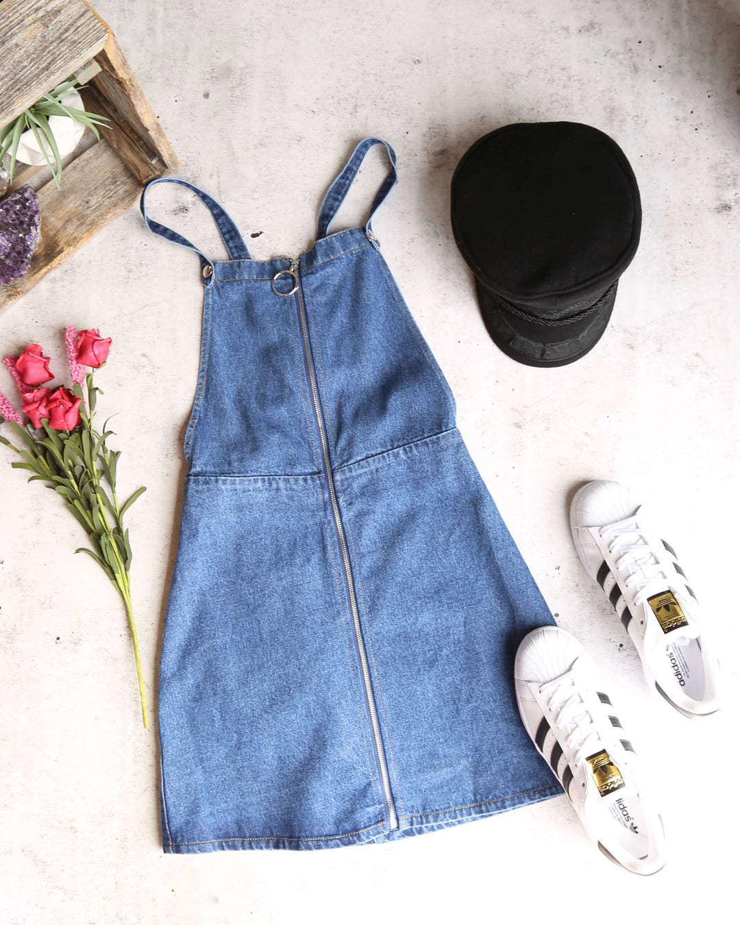 honey punch denim dress Honey Punch Denim dress - black - (Pre-owned)