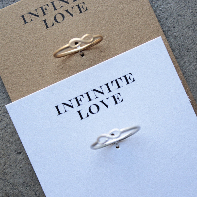 dogeared - infinite love infinity ring - gold or silver - shophearts - 3