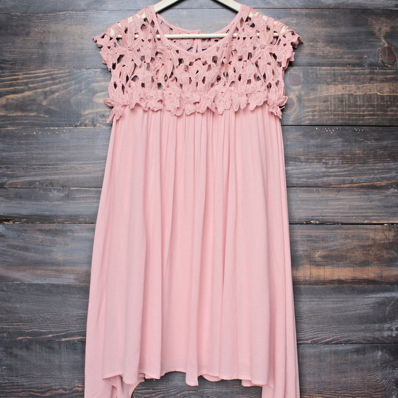 floral crochet lace cap sleeve summer dress (more colors) - shophearts - 1