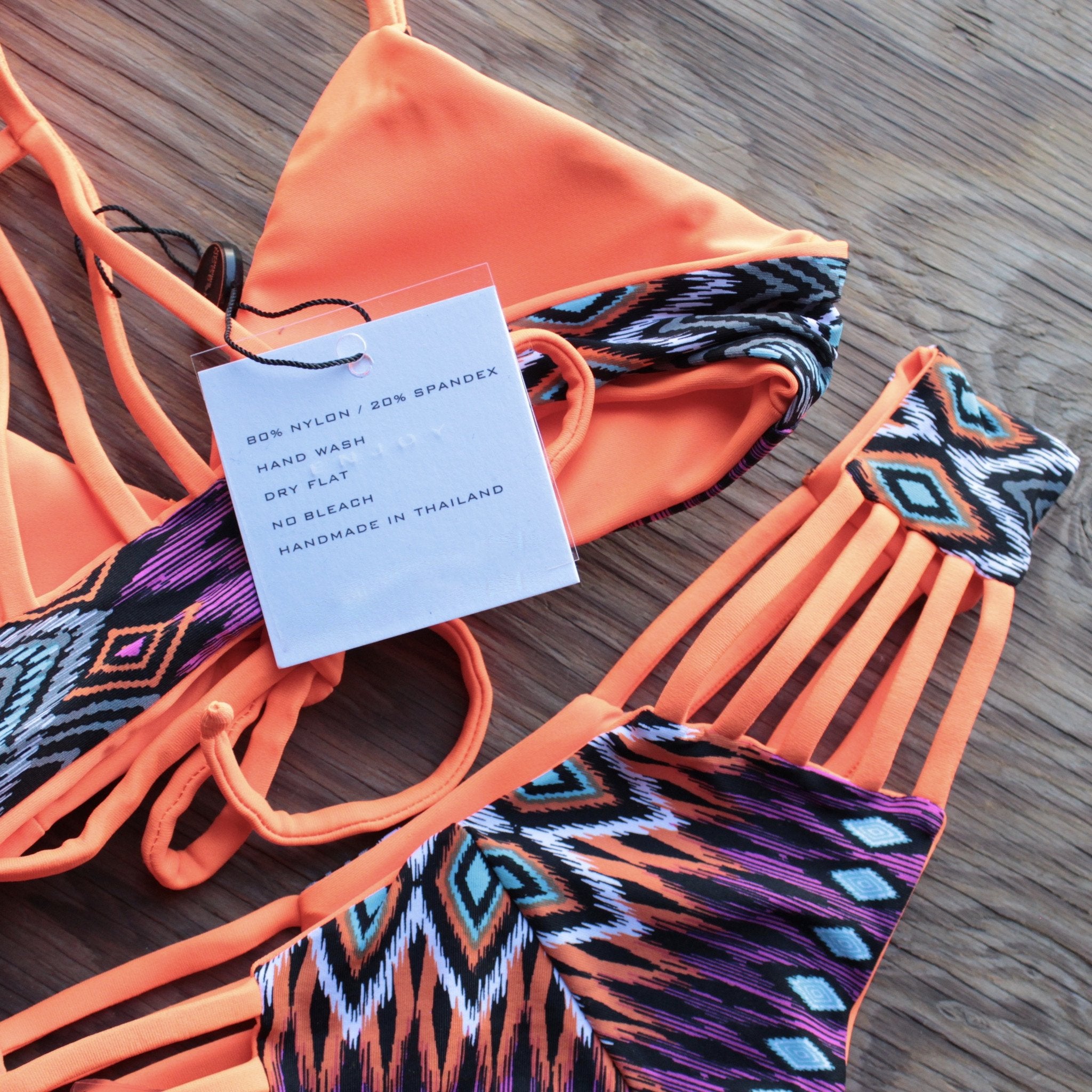 Khongboon - Nusco Reversible Brazilian Cut Handmade Bikini – Shop Hearts