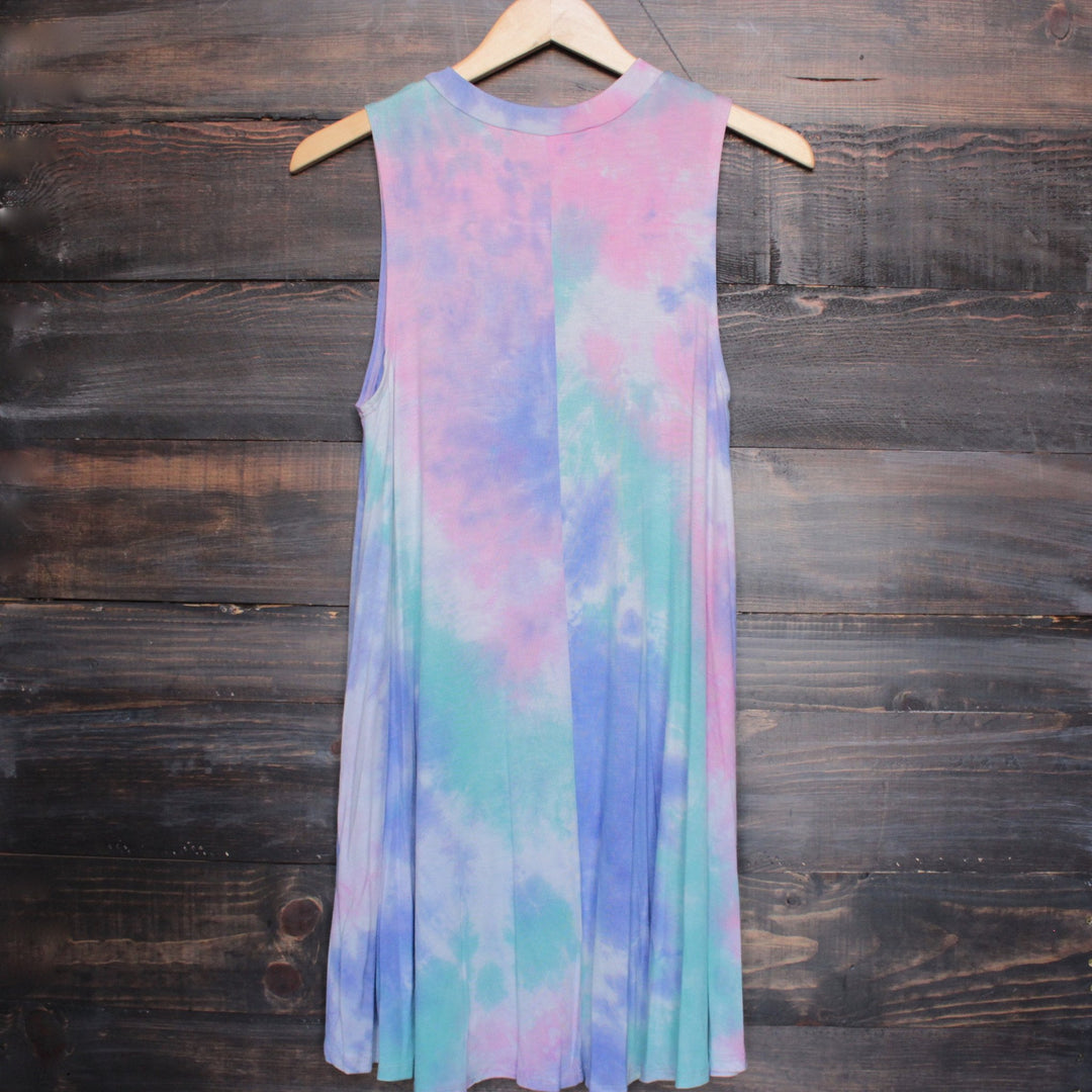 purple tie dye t shirt dress Plus Tie Multi Tie Dye T Shirt Dress Shop Cancun Tie Dye Dress In Multi On
