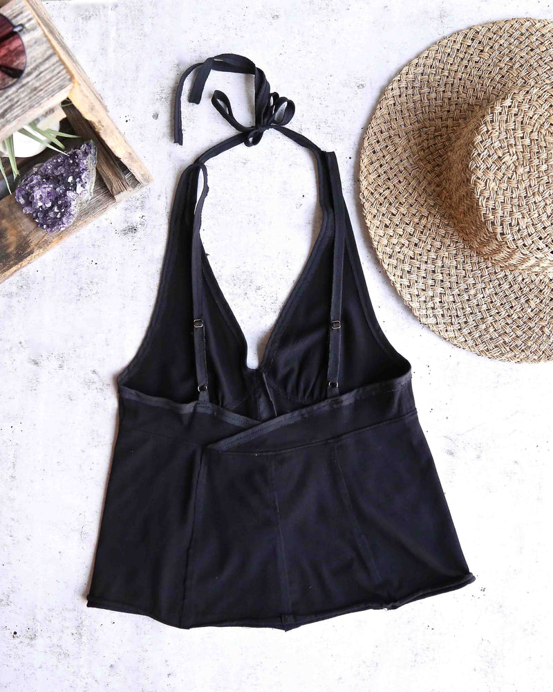 Free People - Solid Mylo Tank in Black